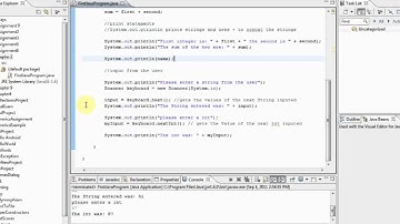 Java - Variables, Print Statements