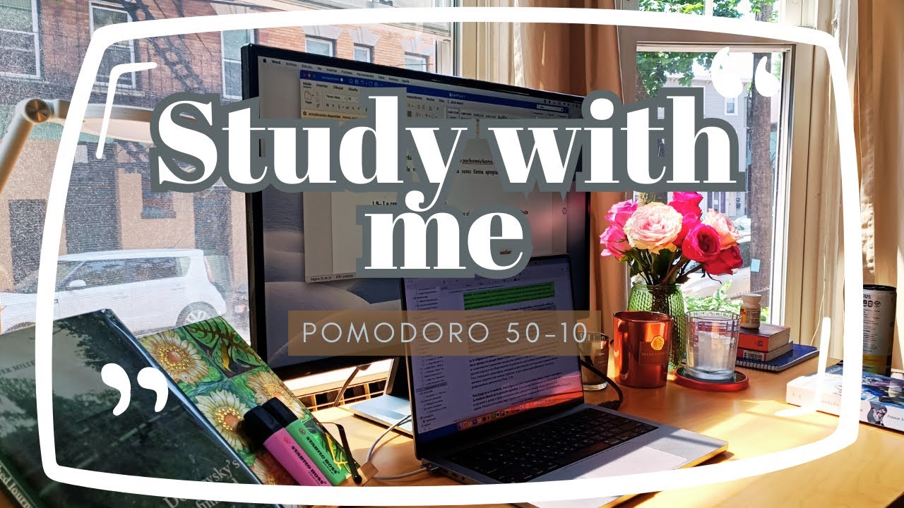 2 HOUR STUDY WITH ME | 50-10 Pomodoro - YouTube