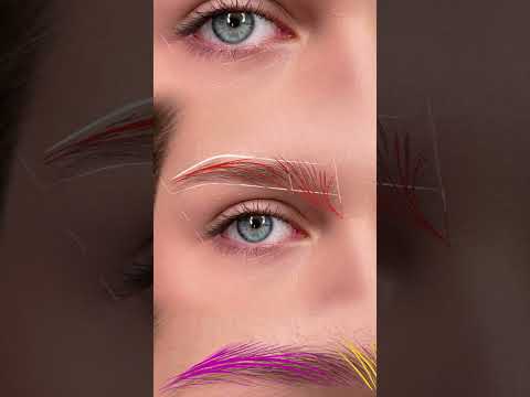 Этапы волосковой техники☝🏻 #перманент #брови #перманентныймакияжбровей #татуажбровей #татуаж