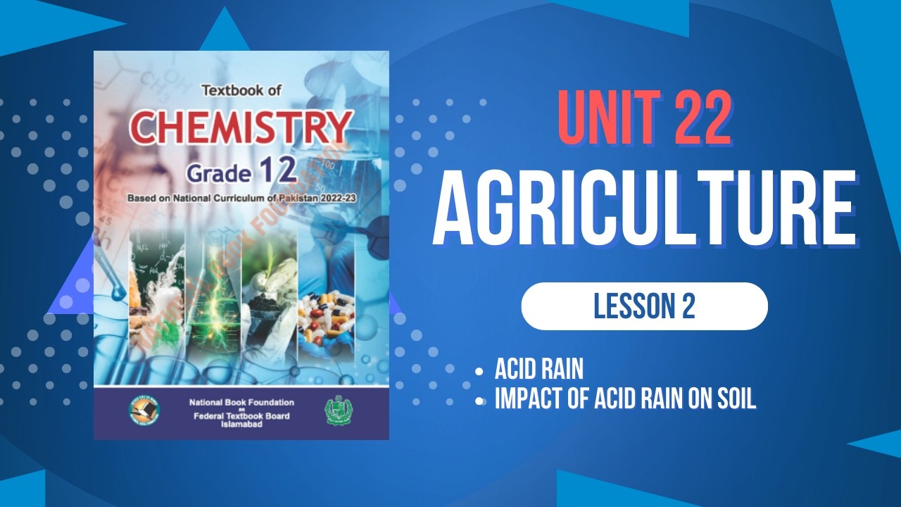 Unit 22 | Agriculture| Acid rain | impact of acid rain on soil | Grade 12 | New syllabus 