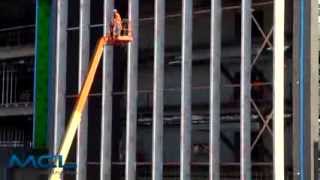 SAC Federal Glulam Installation 3b Structure 15 Meters Glulam Bamboo Beam Tests