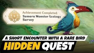 A Short Encounter With A Rare Bird Sumeru Reputation Quest.