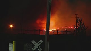 Fire crews still fighting blaze at Longview paper mill