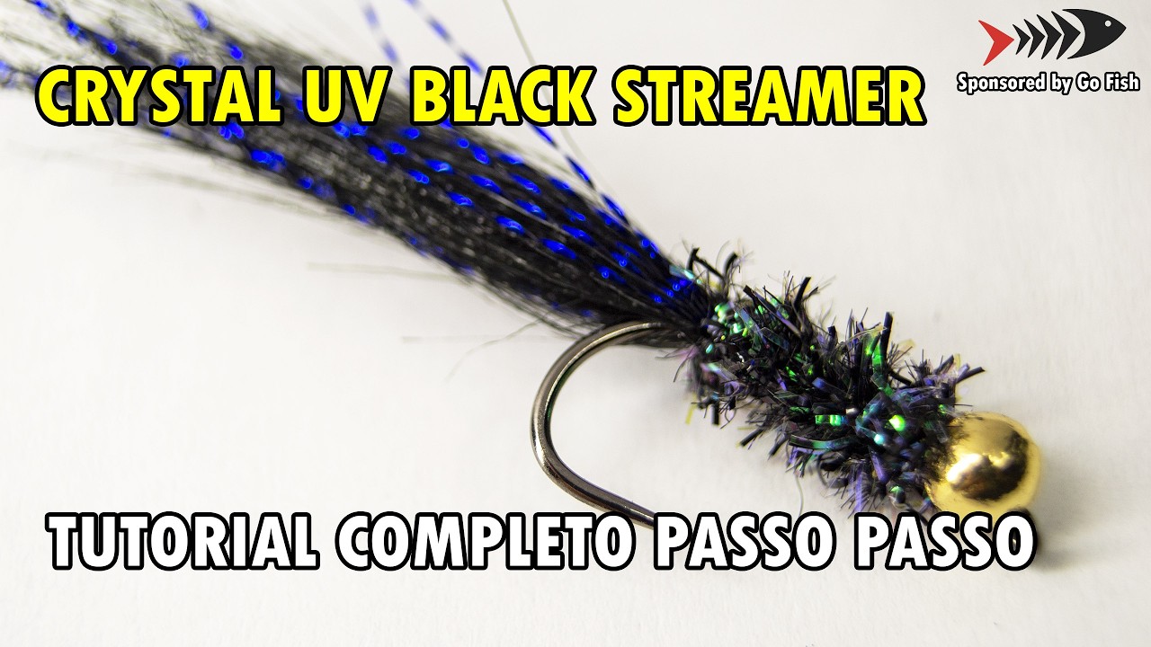 Crystal UV Black Streamer - Fly Tying Tutorial