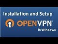 OpenVPN installation and Setup in Windows PC