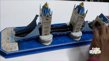 Building Tower / London Bridge 3D Puzzle - By BabyStation