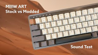Xiaomi MIIIW Art Stock vs Modded Sound Test