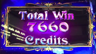 7660 BIG WIN! Slot Machine High Limit Bonus on The Swordsman
