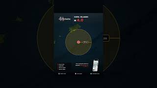 M4.0 Earthquake | KURIL ISLANDS, North Pacific | Live Map #Shorts
