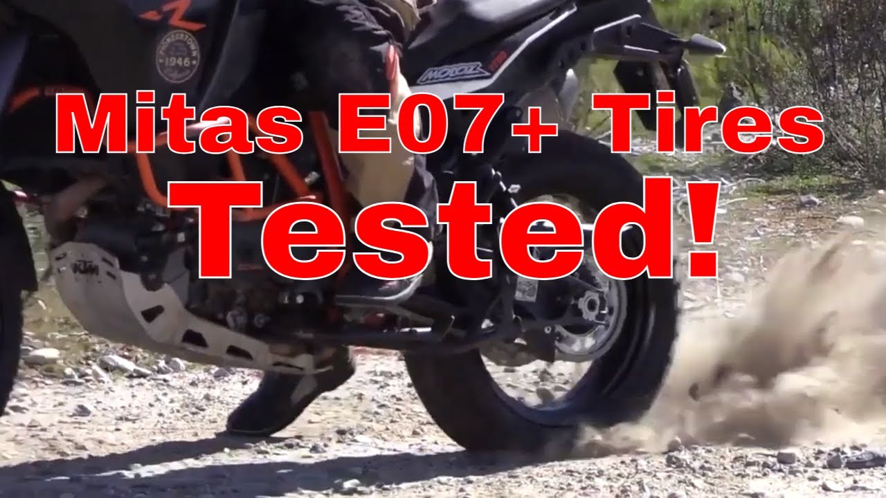Mitas E07+ 타이어 검토 | e07 플러스 | 어드벤처 오토바이 듀얼 스포츠 타이어