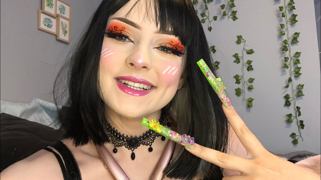 ASMR WITH MY NAILS// spending time with you and giving you advice (tapping & talking)✨💖