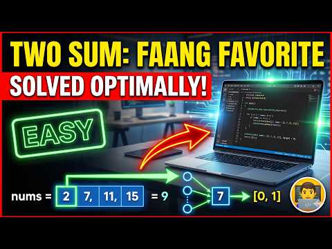 LeetCode 1: Two Sum | 3 Approaches Explained (Brute Force to Optimal) | C++ DSA Tutorial