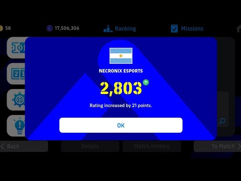 Reached 2800+🤯 Ratings in Division 🥶|Lets hit 2900 Ratings|Efootball 2026