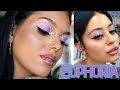 Euphoria Makeup Tutorial - Maddie Crystal Eyes - Donni Davy Inspired  |    alexzandyy