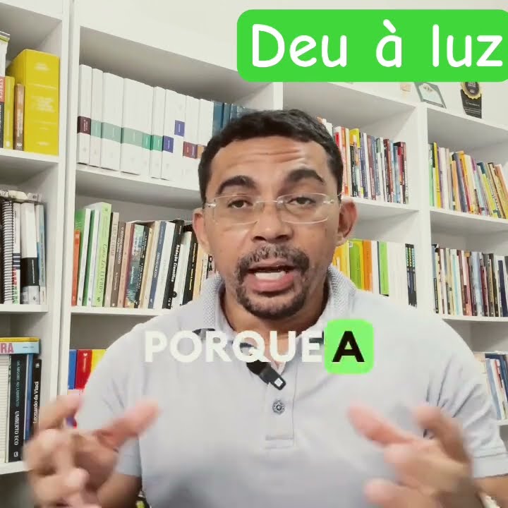 Deu à luz um filho (e não: Deu a luz a um filho) - YouTube