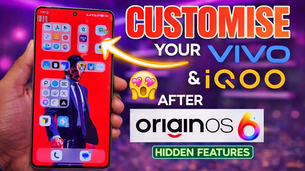 IQOO & VIVO OriginOS 6 Customization Guide | What's New After Update 😍 All Hidden Features 