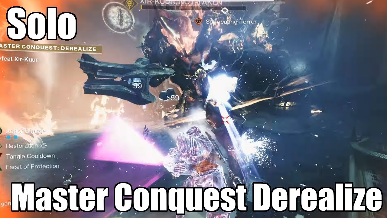 Solo Master Conquest Derealize | Strongholds Titan is INSANE