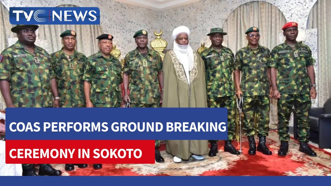 COAS Performs Ground Breaking Ceremony In Sokoto