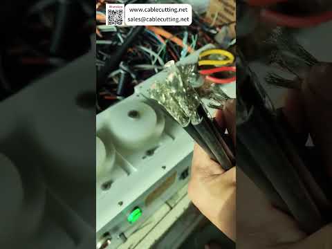 Fast Automatic Cable Shielding Net Brushing and Cutting Machine Over Manual Wire Processing