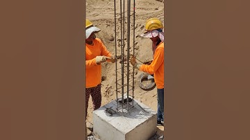 Technical reinforced stirrup of stump column