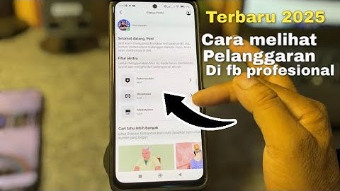 Cara melihat pelanggaran di Facebook profesional - terbaru 2025