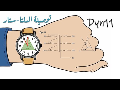 محولات التوزيع الكهربائي ة الحلقة ١٥ توصيلة الدلتا ستار