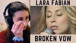 Singer reacts to Lara Fabian  Broken Vow (TISSUE ALERT)