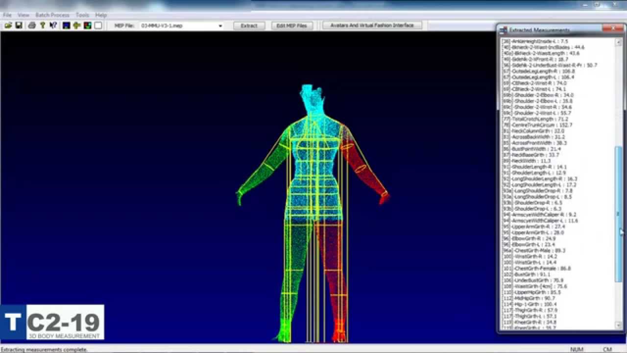 TC2 19 Measurement extraction