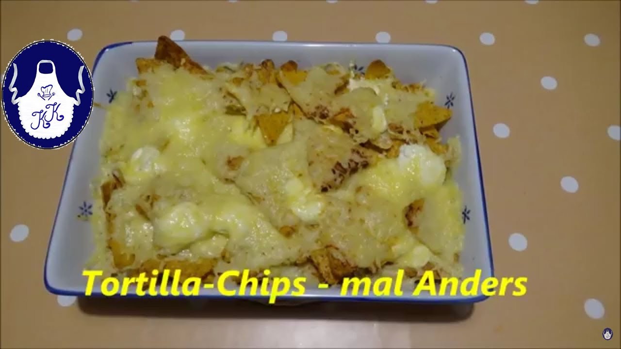 Tortilla - Chips überbacken , als Snacks