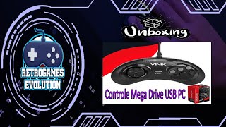 Live Unboxing Controle Top Mega Drive Usb + Jogos