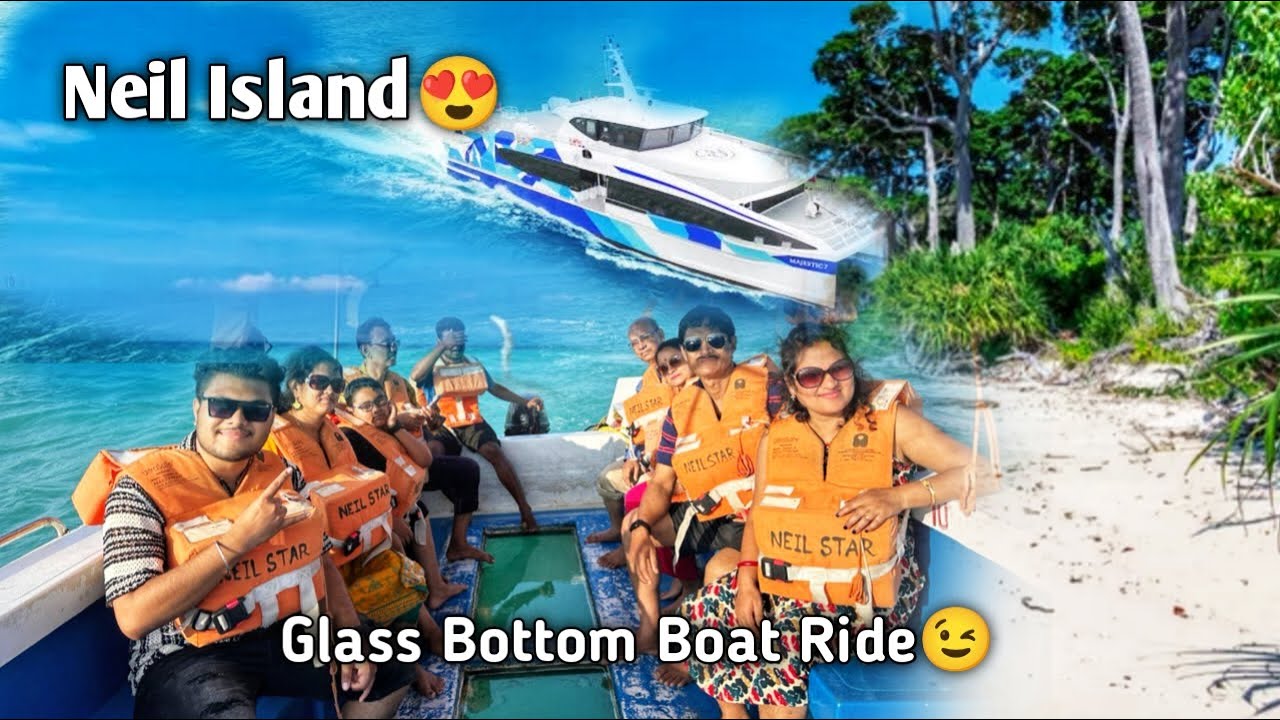 Glass Bottom Boat ride at Neil Island😍| Andaman Tour EP 4🌊 । সেরা enjoy করলাম😄| Arnam Vlogs