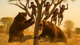 Life Millions Of Years Ago Giant Bear Attack Prehistoric Survival