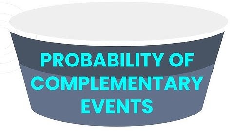 Example of probability of complementary events