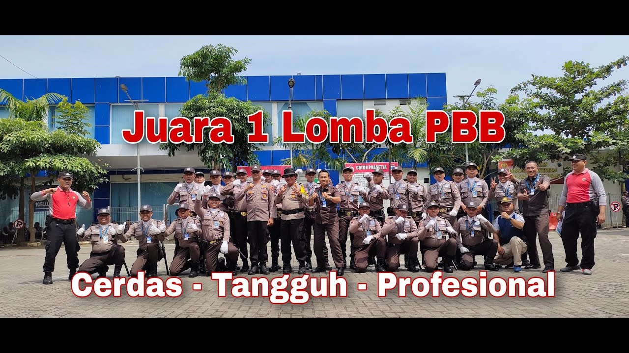 Juara I Lomba PBB dalam Rangka Peringatan HUT SATPAM ke-42