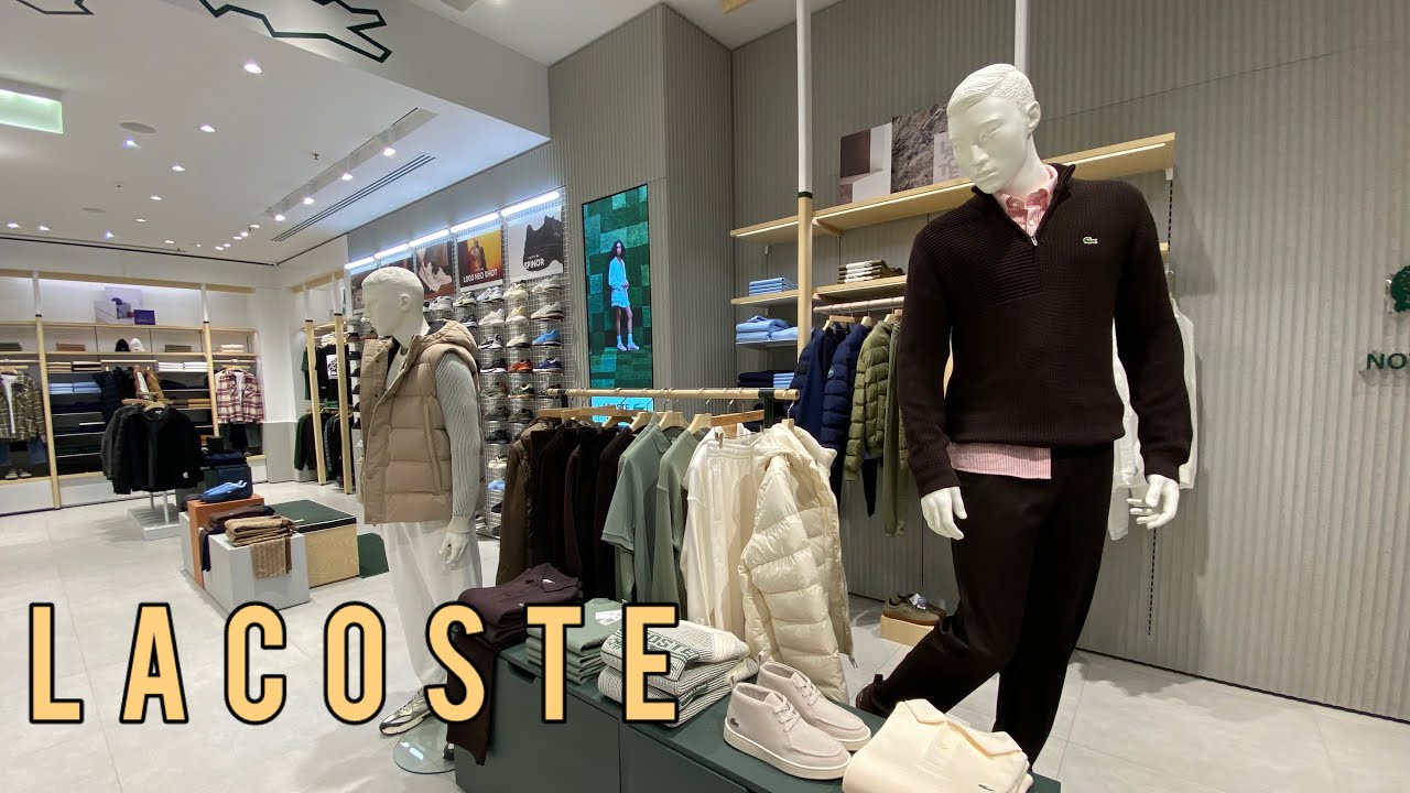 🎈LACOSTE открытие НОВОГО МАГАЗИНА и новой коллекции одежды и обуви