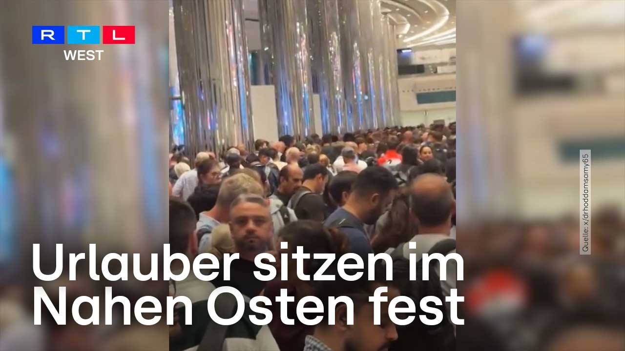 Krieg im Nahen Osten: Tausende Urlauber sitzen fest und Benzinschock für Autofahrer | RTL WEST
