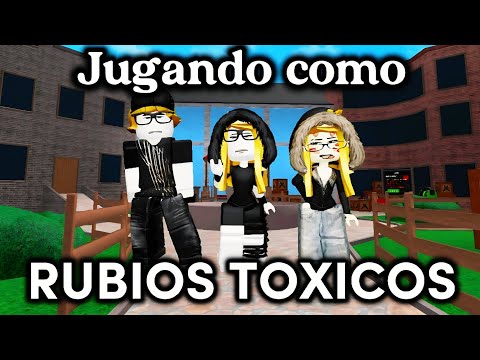 Playing as toxic blondes 😨😨(people in the server get annoyed)
