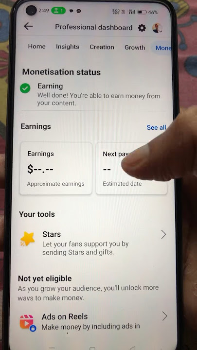 Facebook Monetization Status Check