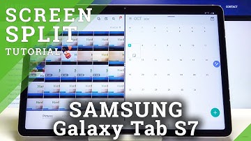 How to Use Multitasking in Samsung Galaxy Tab S7 - Split Screen Instructions
