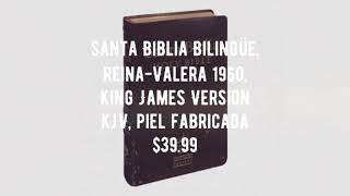 Santa Biblia Bilingüe, Reina Valera 1960, King James Version KJV, piel fabricada screenshot 1