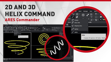 2D and 3D HELIX Command | ARES Commander