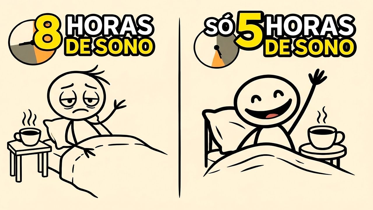 Como dormir MENOS horas e acordar REVIGORADO (Comprovado pela ciência)