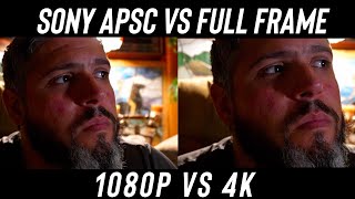 Sony APSC vs Full Frame: 1080p vs 4K from FX30 and ZV-E1