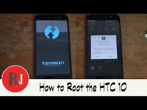 HTC 10을 루트하고 TWRP 복구를 설치하는 방법