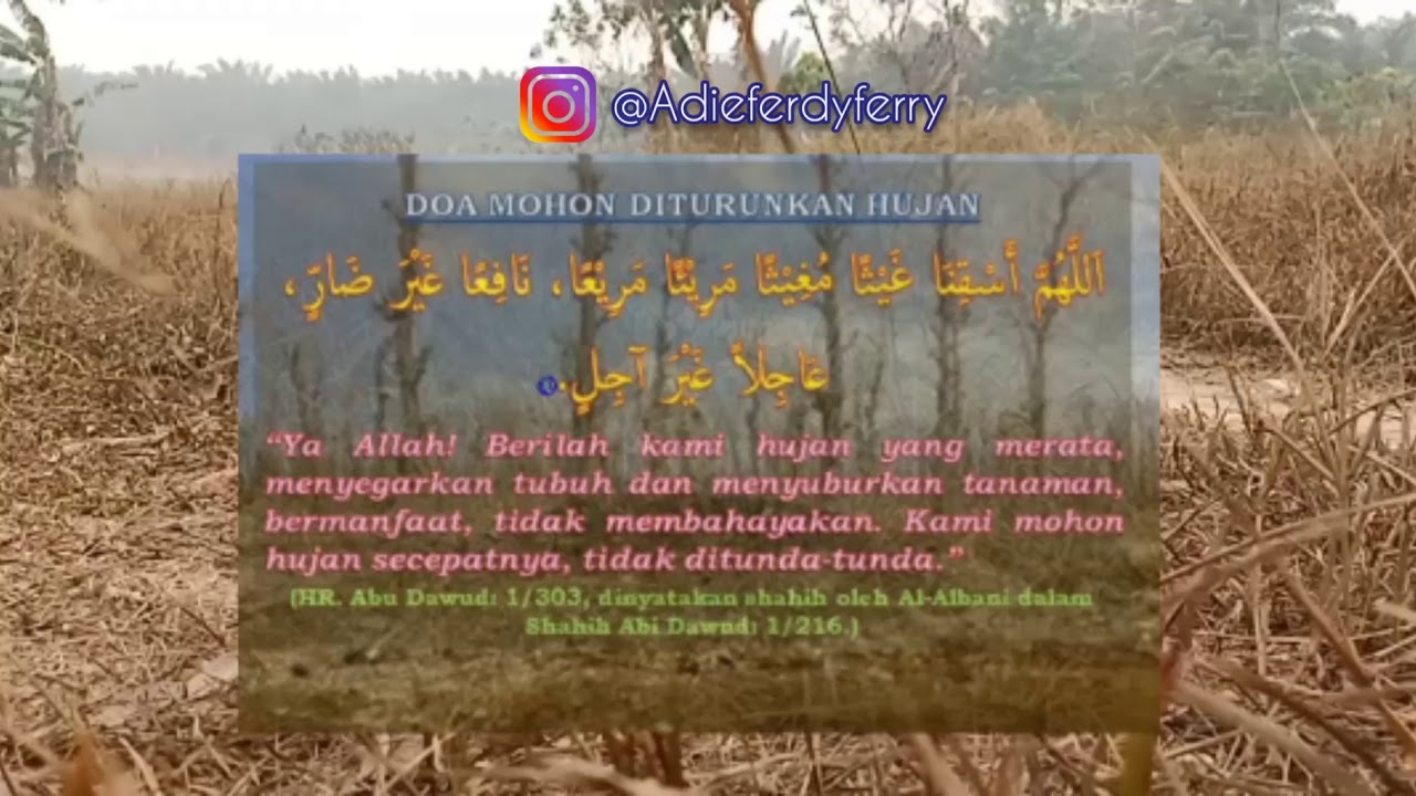 Doa minta hujan - YouTube
