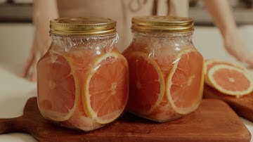 자몽청 만들기 / 자몽에이드 / Grapefruit tea recipe [소윤키친]