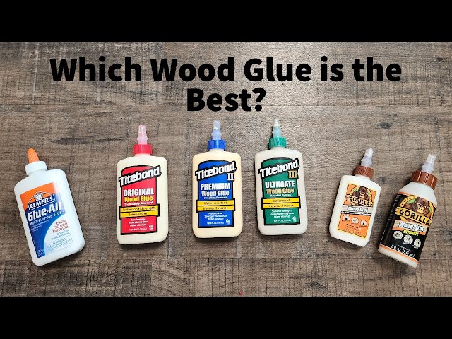 Which Wood Glue is Best? Titebond/Gorilla/Elmers 