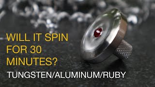 Machining a 30-Minute Spinning Top From Tungsten and Aluminum - Plier Spinning Tops screenshot 5