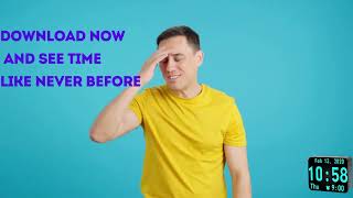 Perfect Time Display Clock App