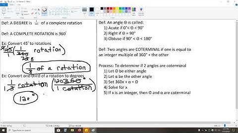 Lecture: Precalculus Ch. 5.1 Part 1 Of 2